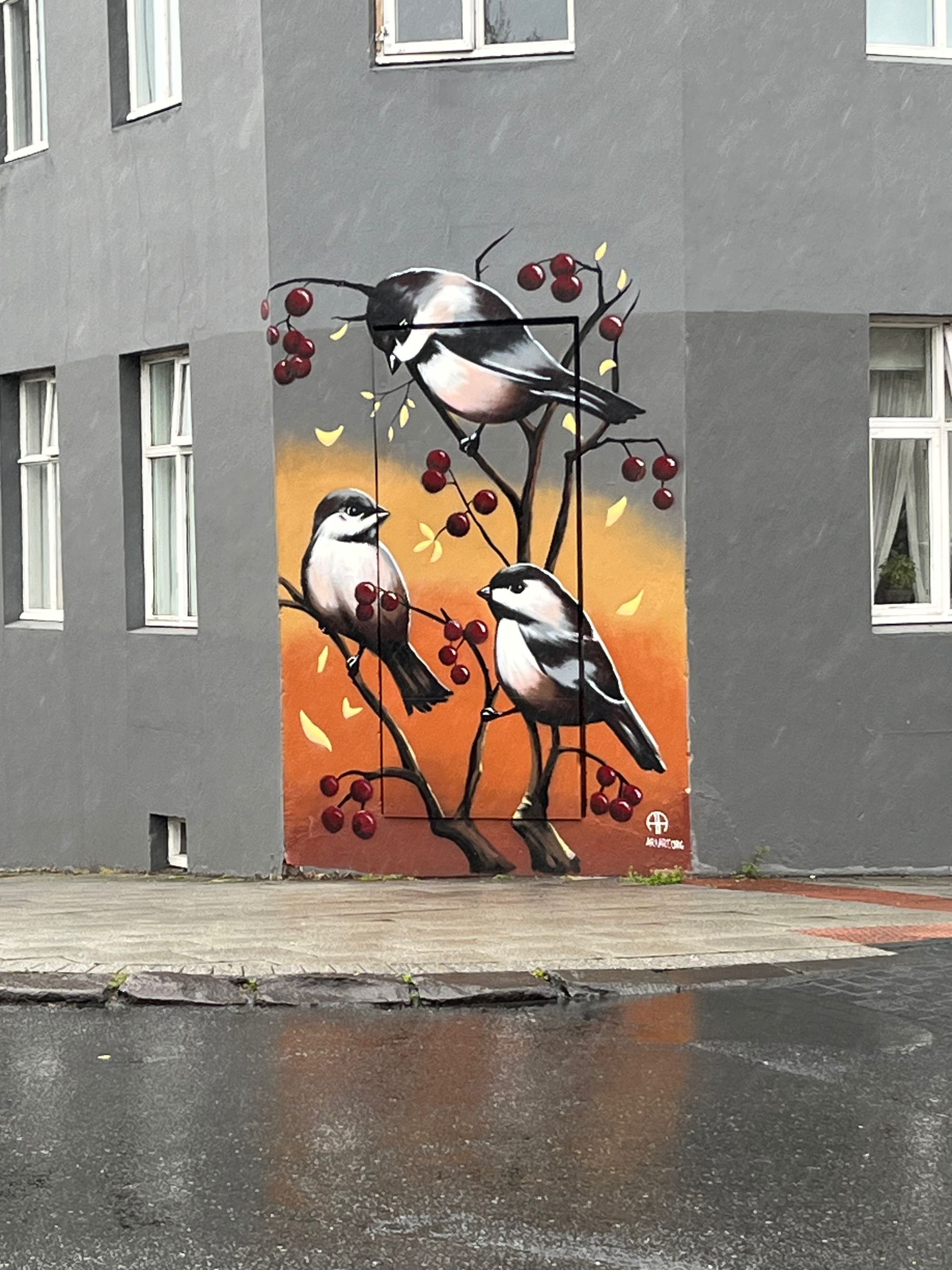 There was art (and graffiti) around every corner