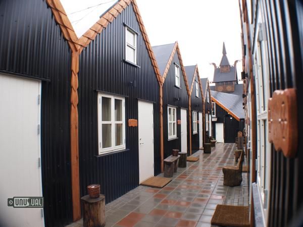 The cottages at Hotel Viking